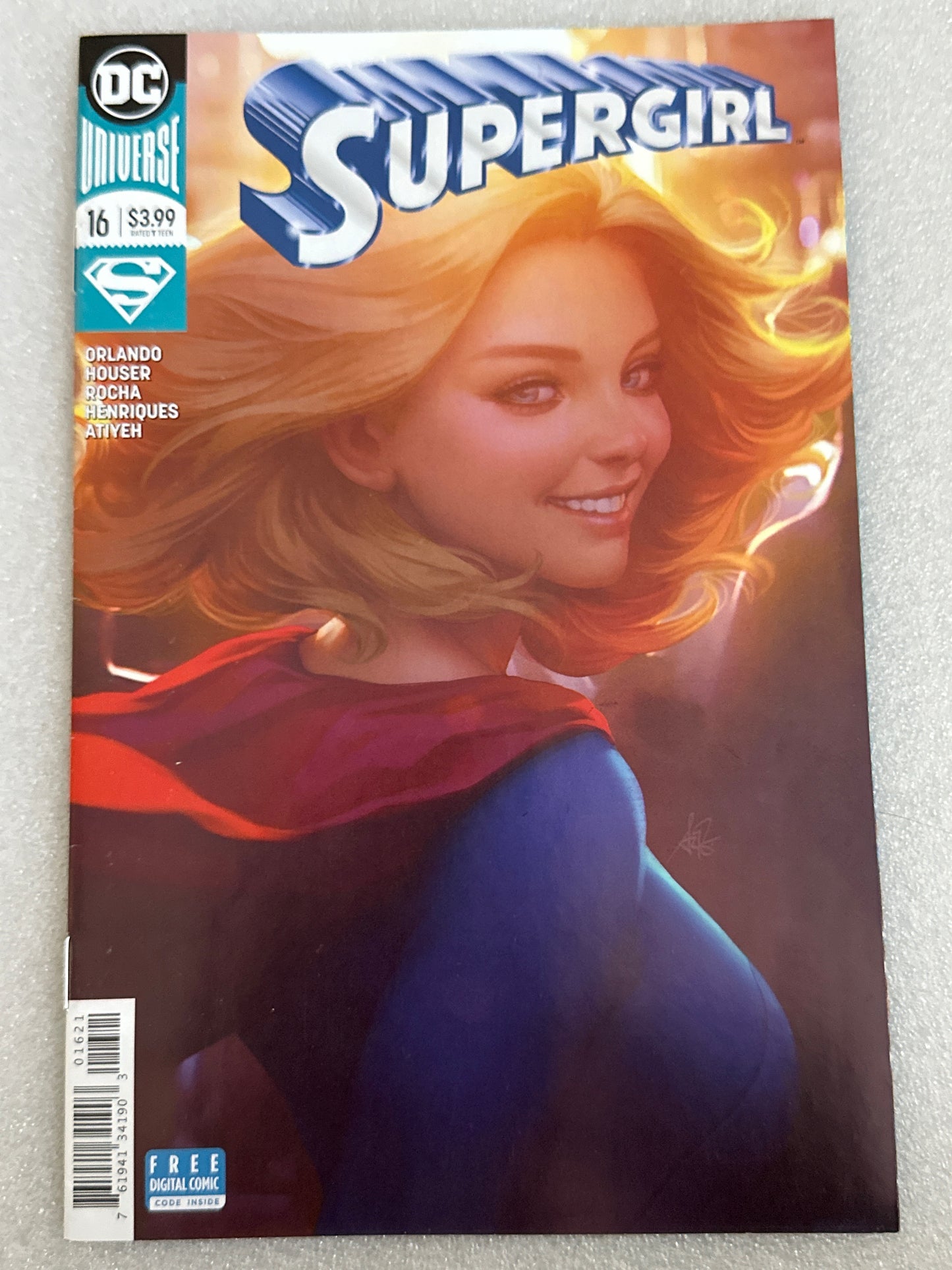 Supergirl #16 Artgerm Cover DC 2018
