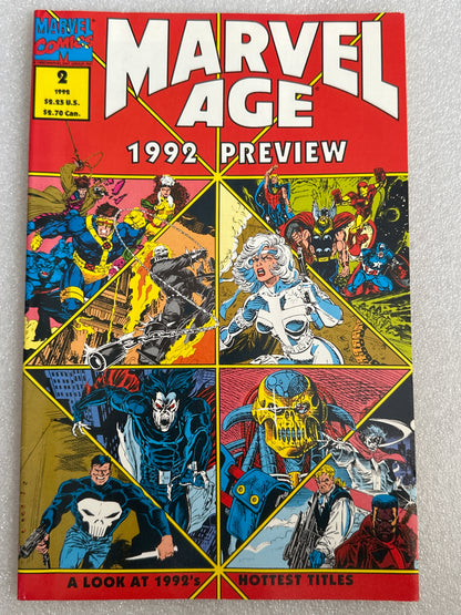 Marvel Age 1992 Preview #2 Todd McFarlane ASM 300