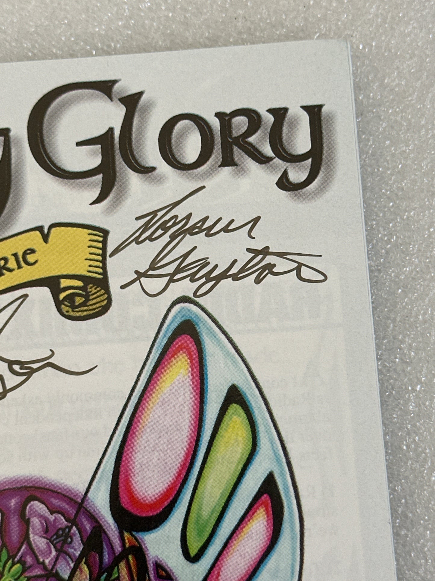 Morning Glory The Farie #1 Double Signed w/Remark Radio Comix 1998
