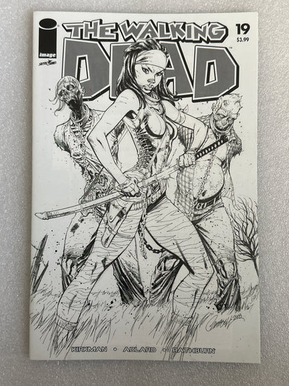 The Walking Dead #19 15th Anniversary Sketch Variant Image