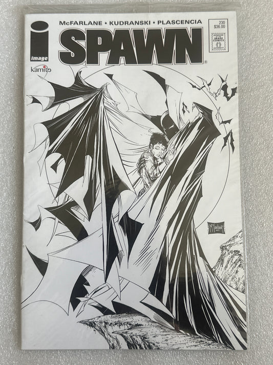 Spawn #230 Mexico Black & White Variant Kamite Comics (Image) 2014