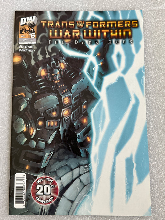 Transformers The War Within The Dark Ages #6 Vol 2 Dreamwave 2004