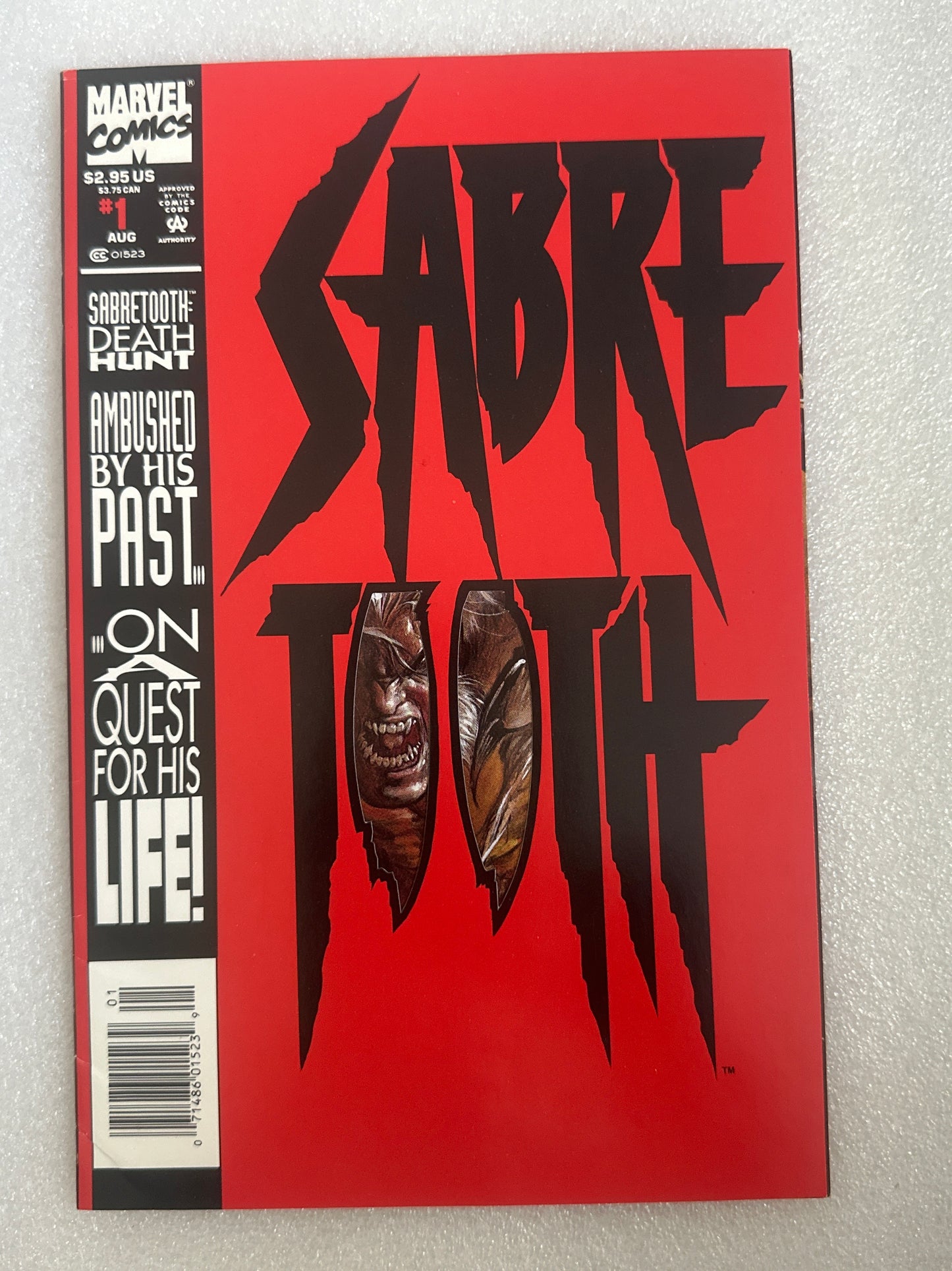 Sabertooth #1 Die-cut cover Marvel 1993