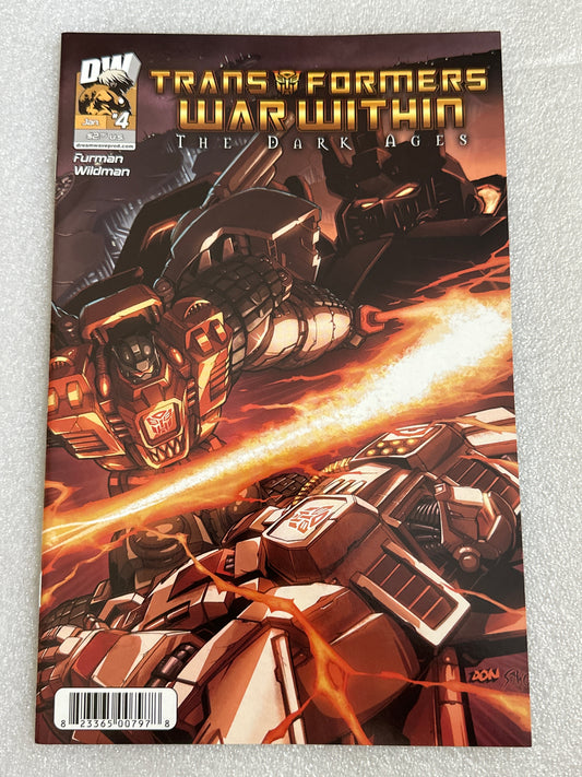 Transformers The War Within The Dark Ages #4 Vol 2 Dreamwave 2004