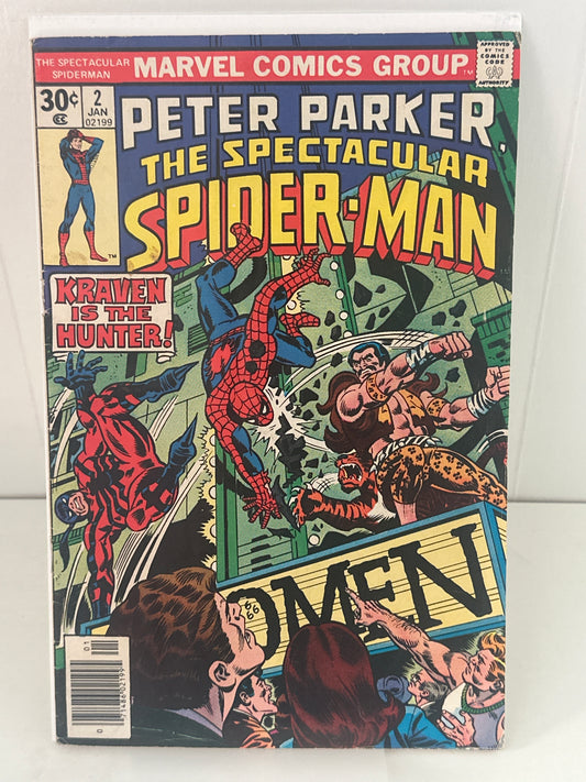 Peter Parker The Spectacular Spider-Man #2 Marvel 1976