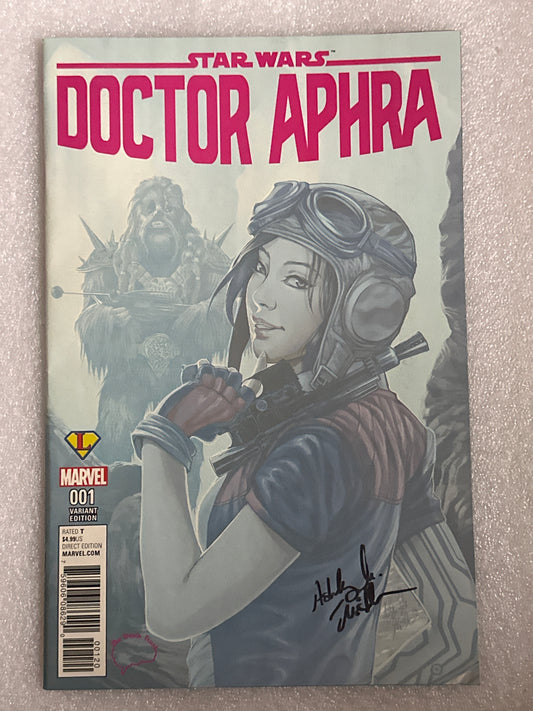 Star Wars Doctor Aphra #1 Pink Variant Signed by Ashley Witter Marvel 2016