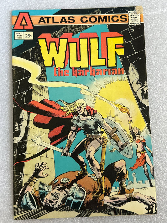 Wulf The Barbarian #1 Atlas Comics 1973
