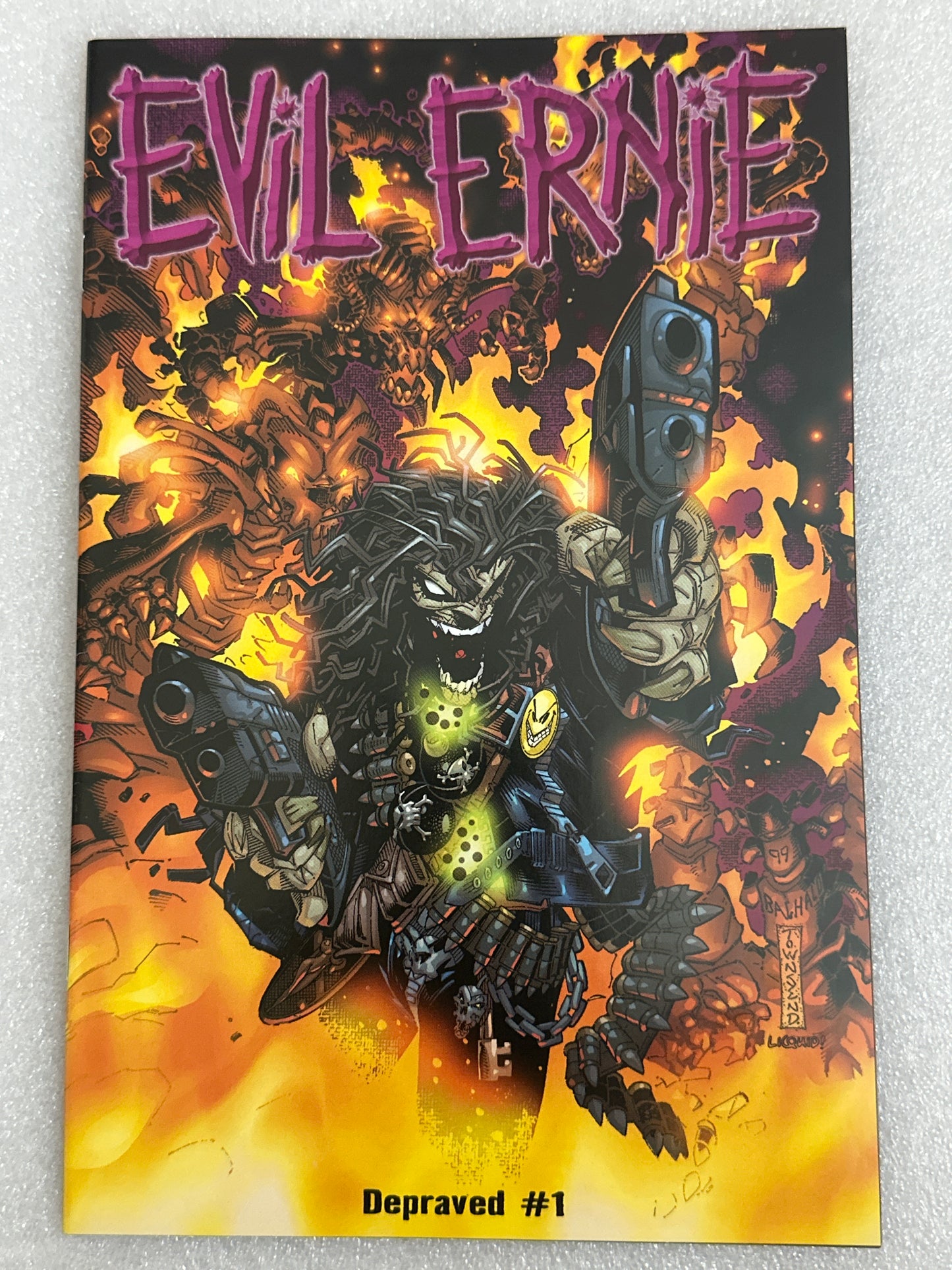 Evil Ernie Depraved #1 DF Exclusive Cover Chaos! 1999