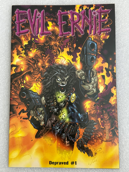 Evil Ernie Depraved #1 DF Exclusive Cover Chaos! 1999
