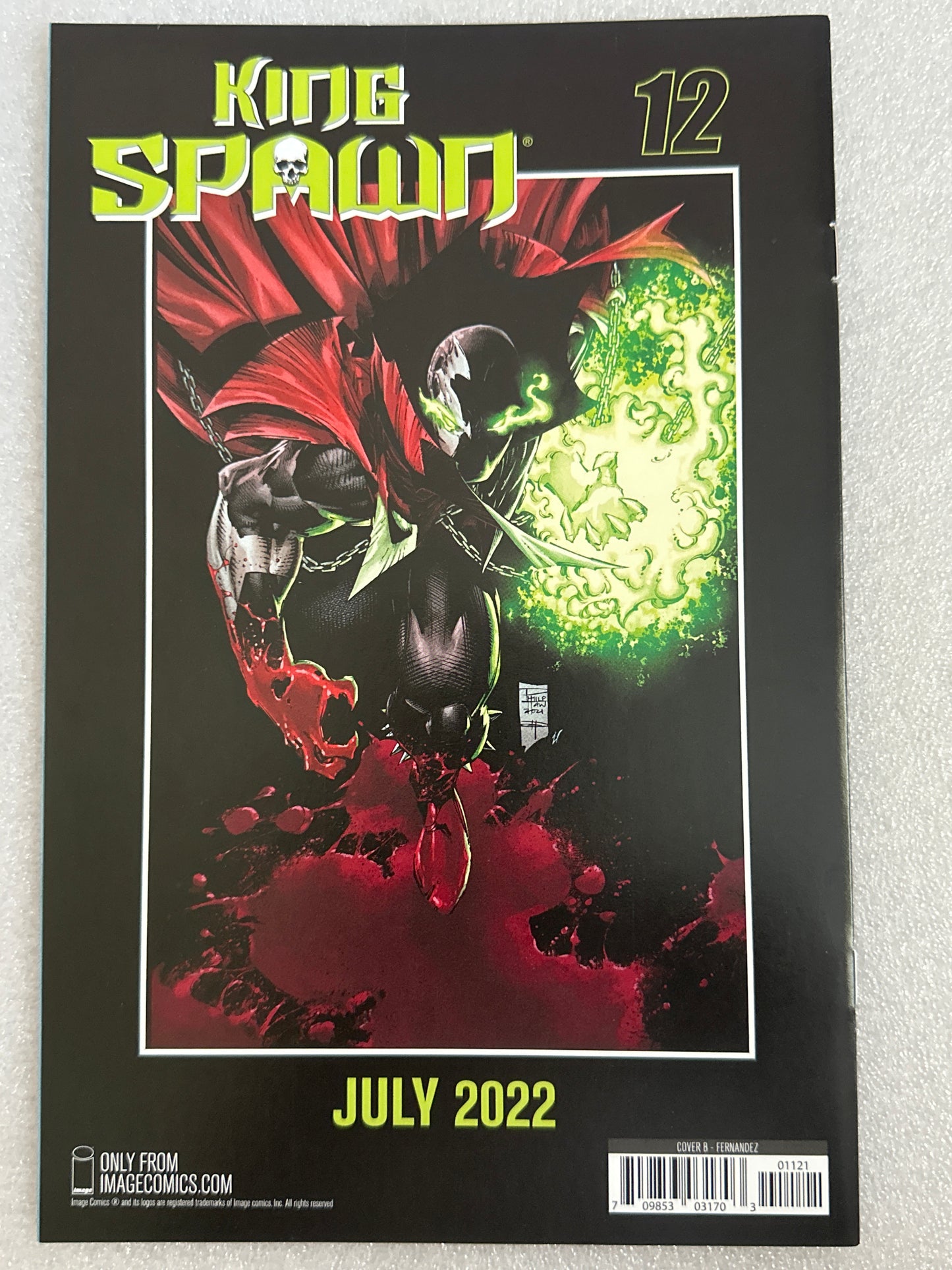 King Spawn #11 Cover B Image 2022