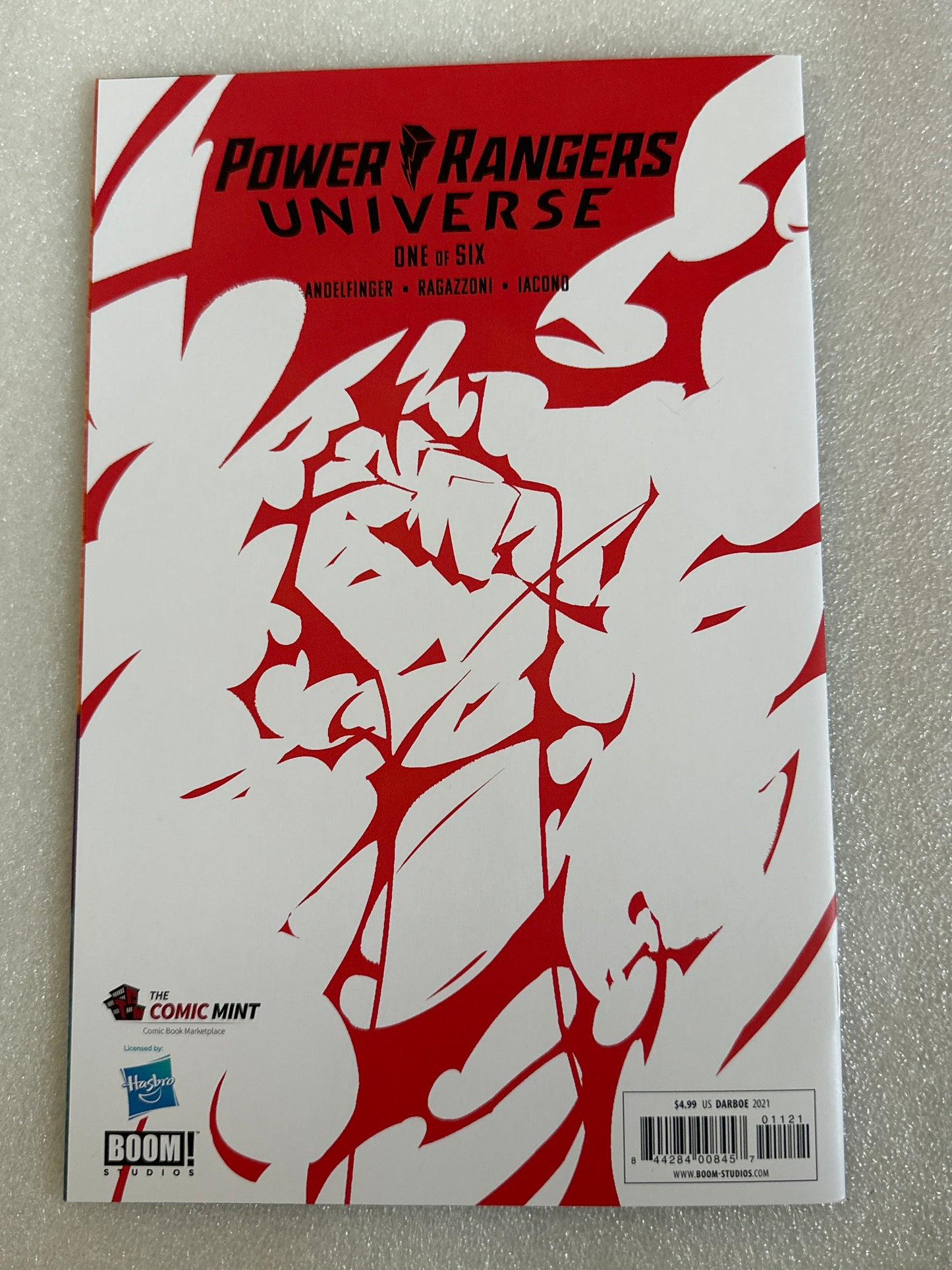 Power Rangers Universe #1 The Comic Mint Variant Boom! Studios 2021