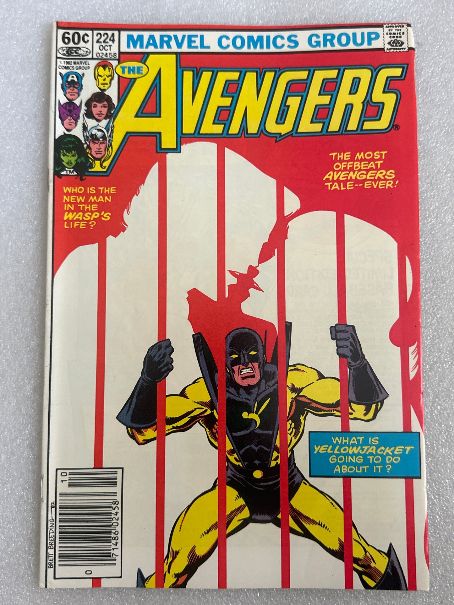 Avengers 224 Marvel 1982