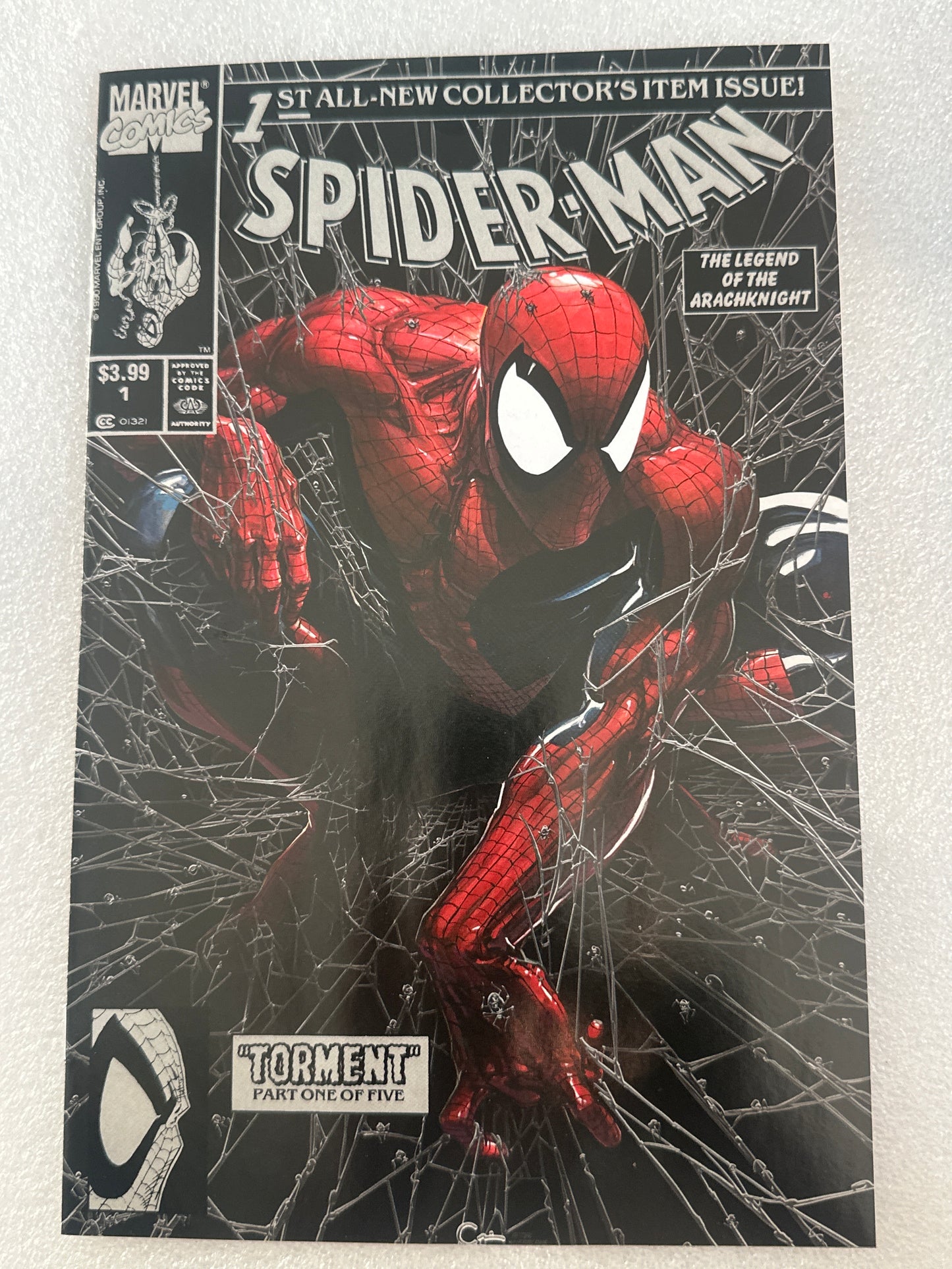 Spider-Man #1 Facsimile Crain Silver #342/800  Marvel 2022