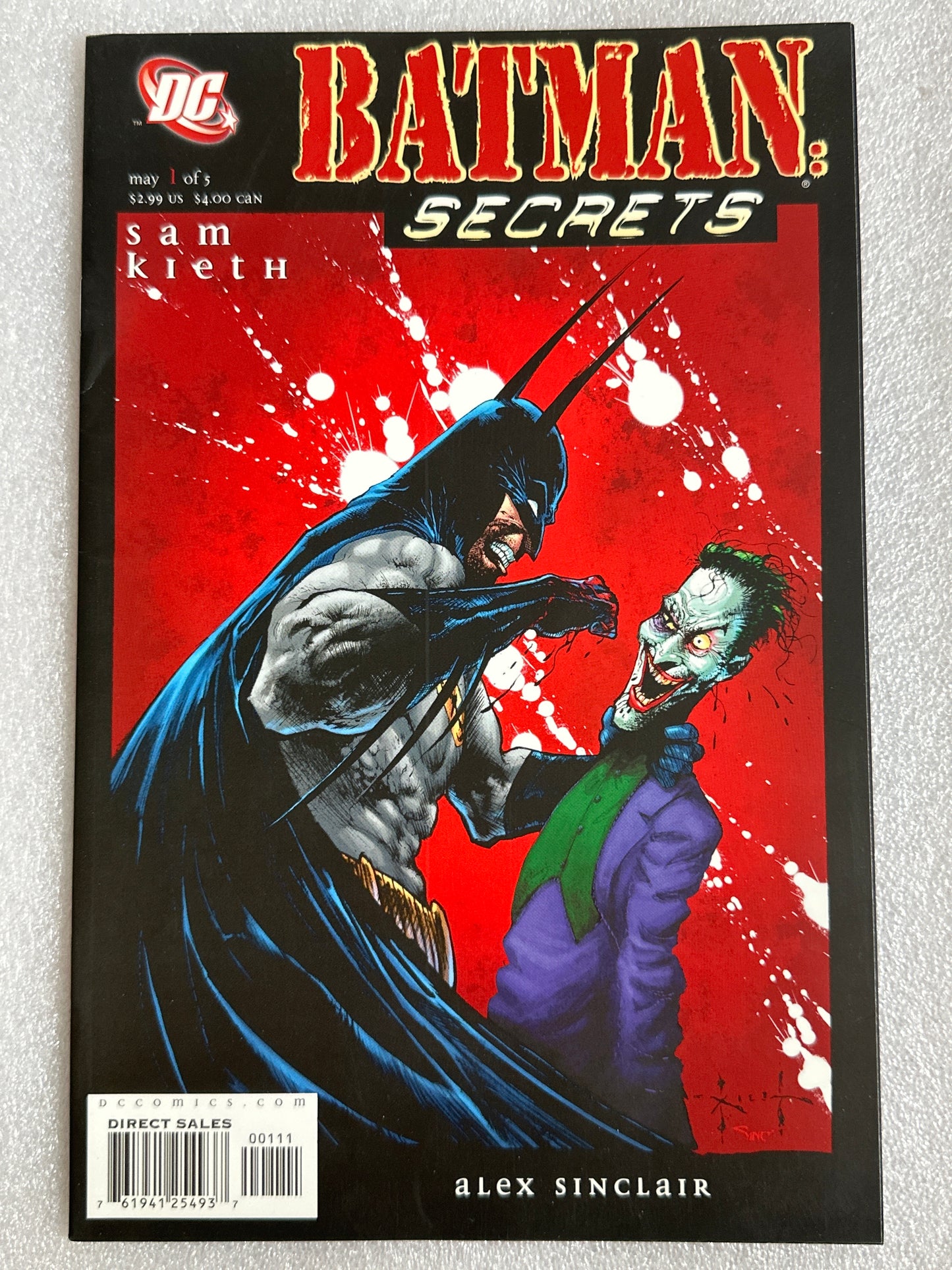 Batman Secrets Sam Keith DC 2005