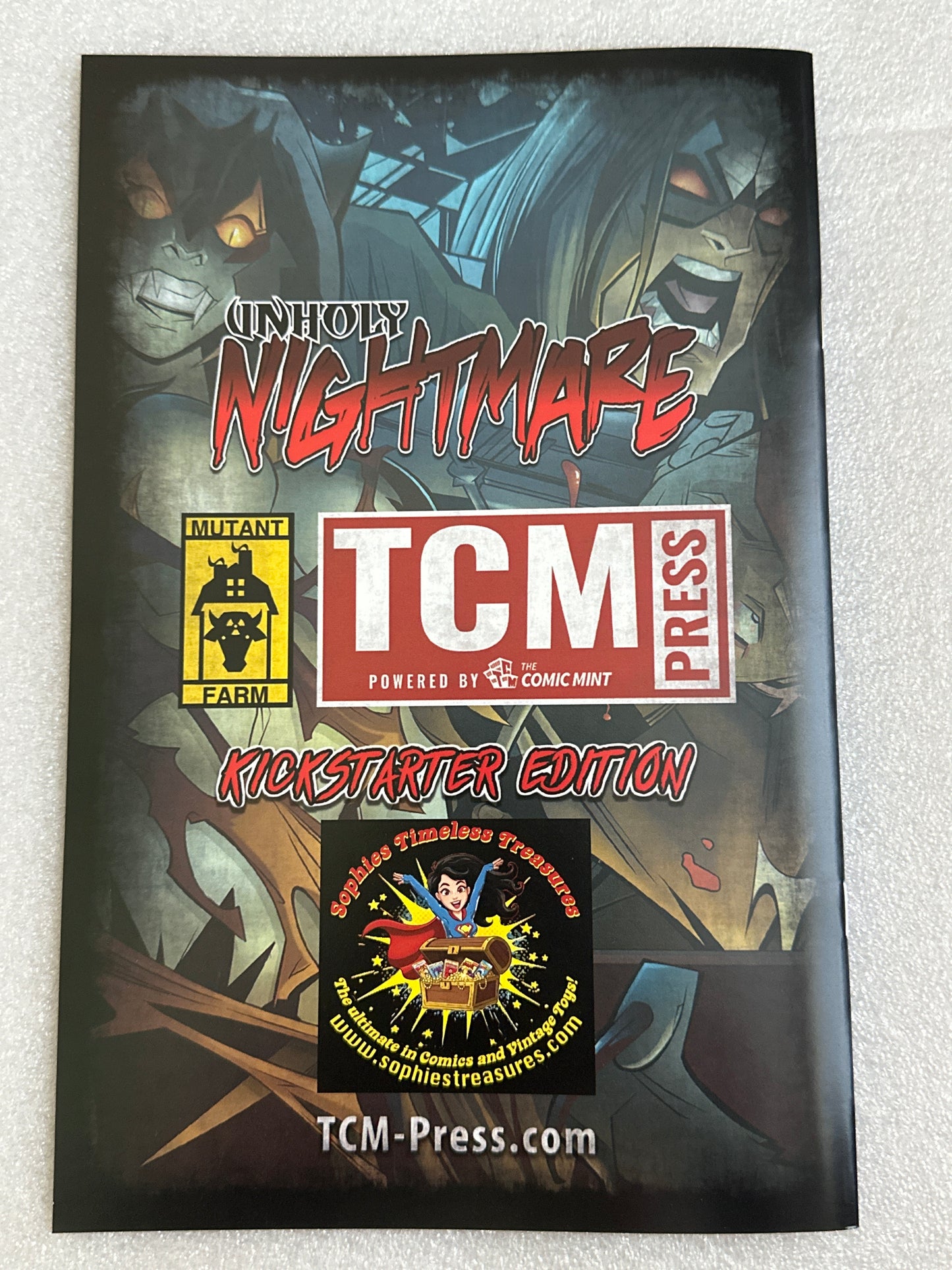 Unholy Nightmare #1 Preview Edition Sophies Timeless Treasures Exclusive Mutant Farms 2024