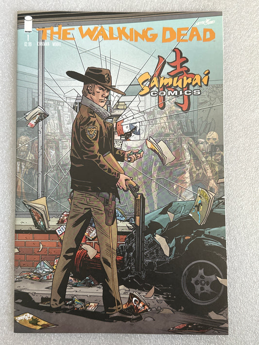 The Walking Dead #1 15th Anniversary Samurai Comics Variant Image
