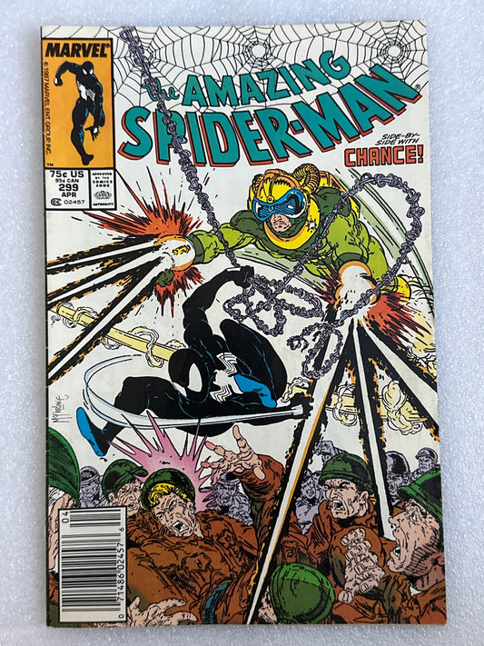 Amazing Spider-Man #299 Newsstand F/VF Marvel 1988