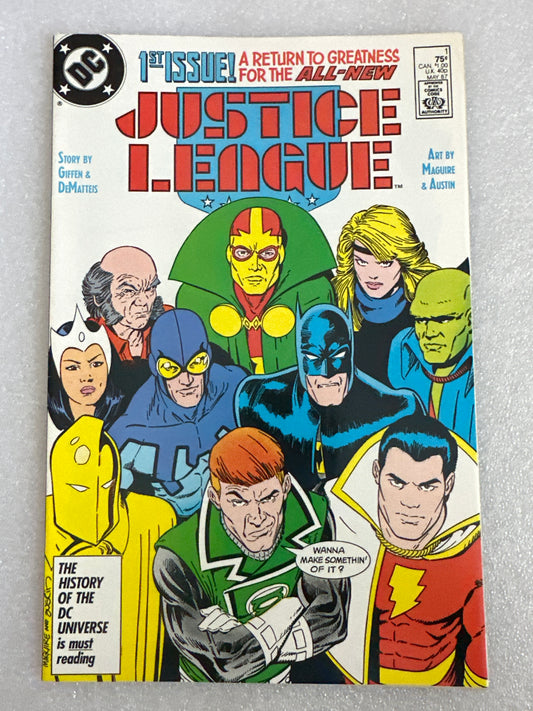 Justice League #1 DC 1987