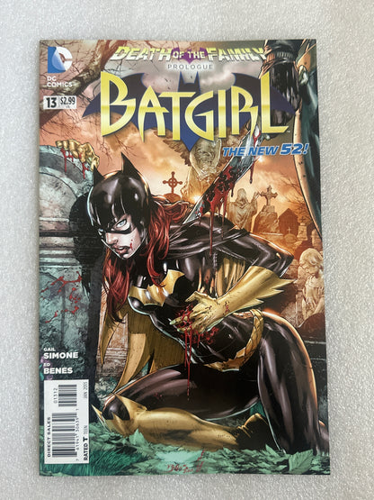 Batgirl #13 New 52 Death of the Family DC 2013