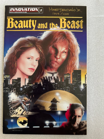Beauty and the Beast #1 Gold Foil Signed (1749/400) Innovation 1993