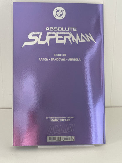 Absolute Superman #1 Foil Variant by Mark Spears DC 2025