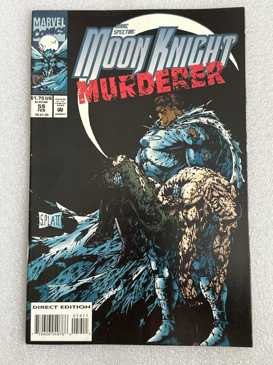 Marc Spector: Moon Knight #59 S. Platt Cover Marvel 1994