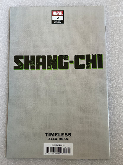 Shang-Chi #2 Timess Alex Ross Variant Marvel 2020