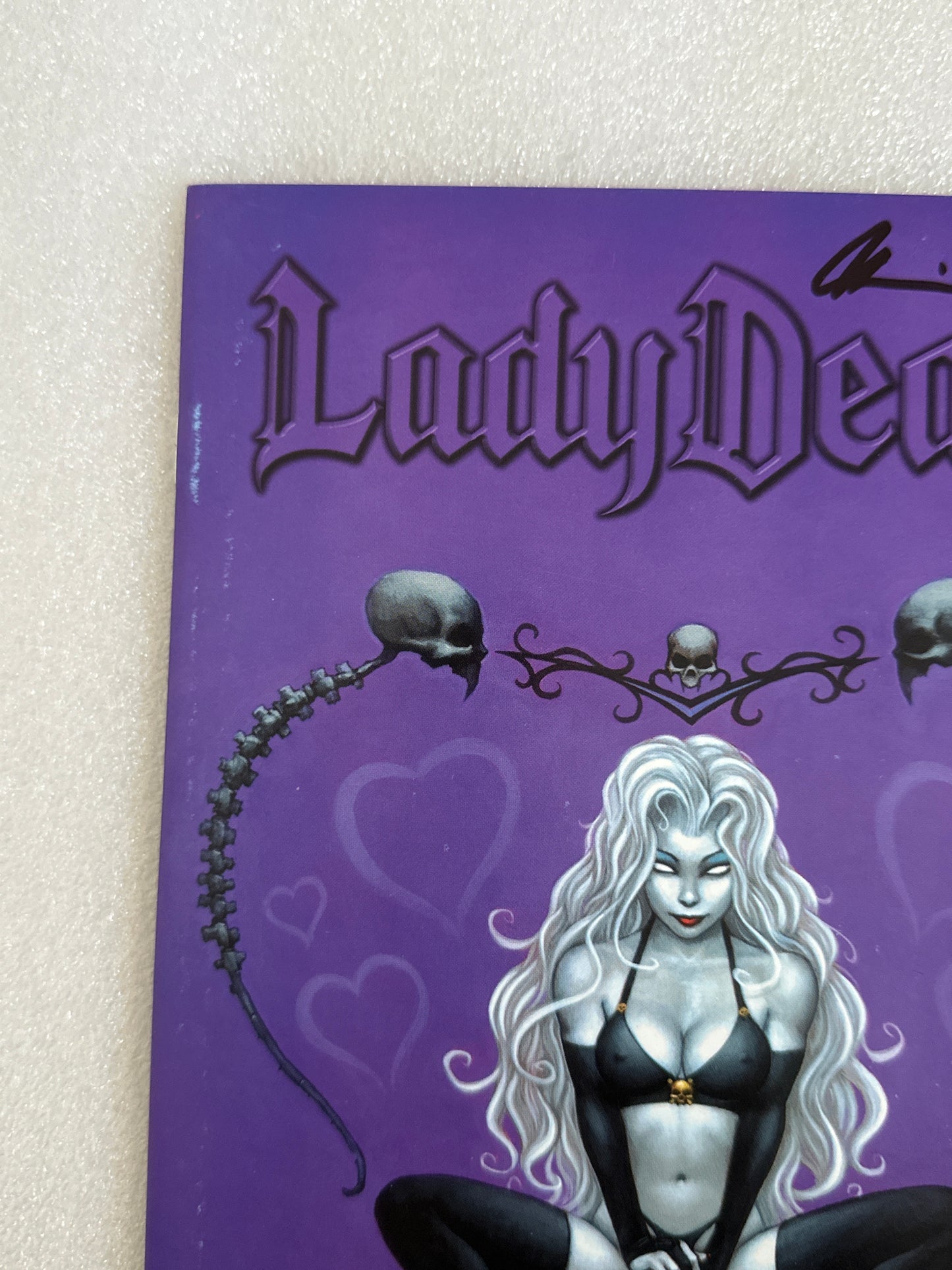 Lady Death: Love Bites #1 Premium Edition Signed by Bulido Chaos Comics 2001