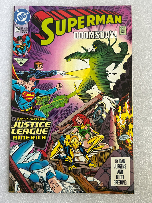 Superman #74 (3rd Print) DC 1992