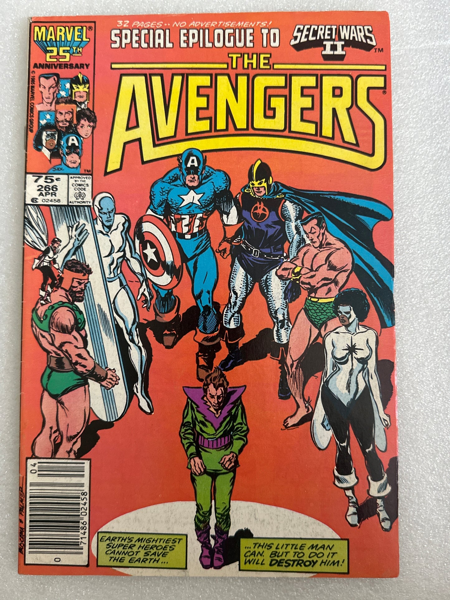 Avengers 266 Marvel 1986