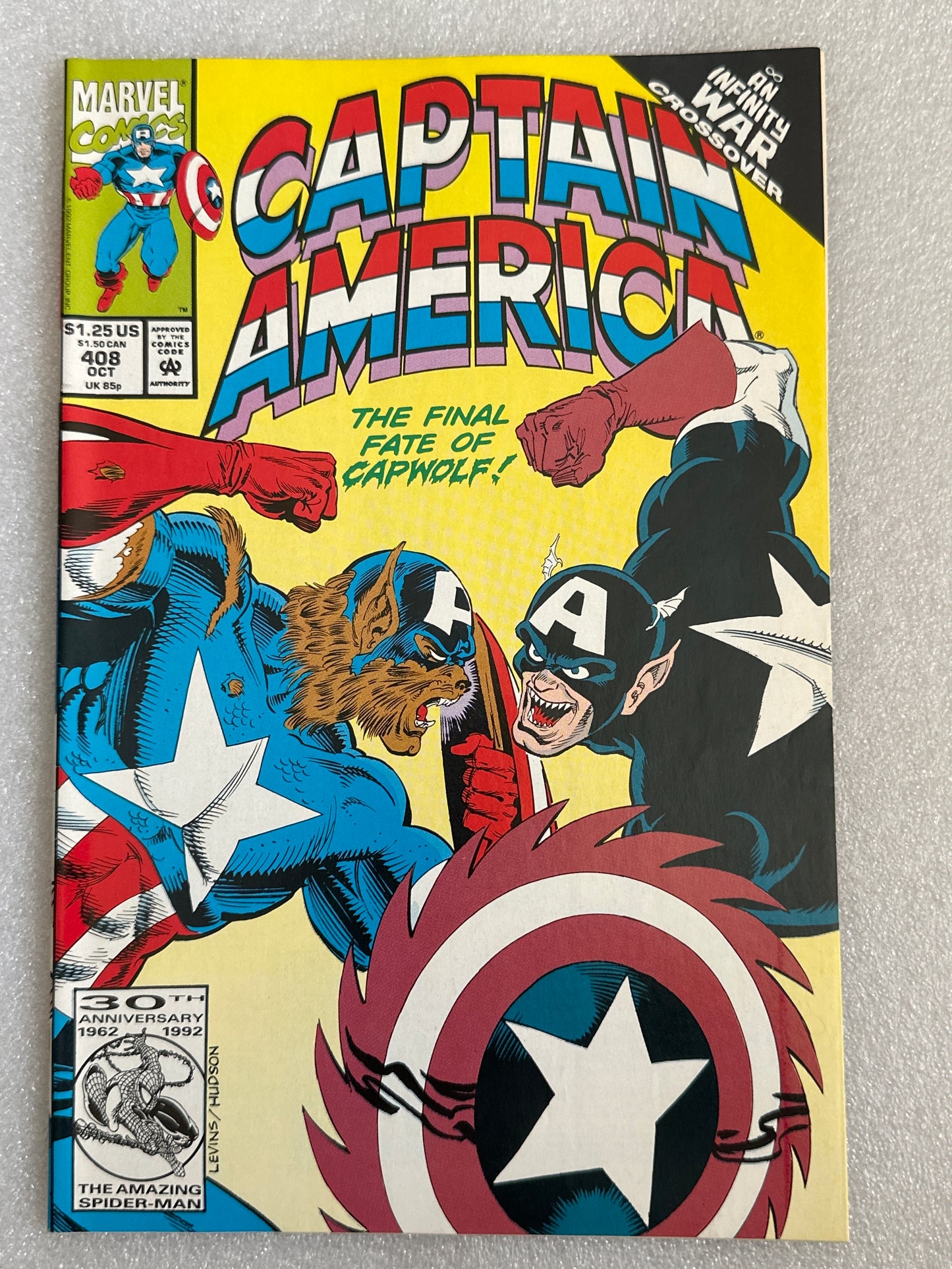 Captain America #408 Marvel 1992
