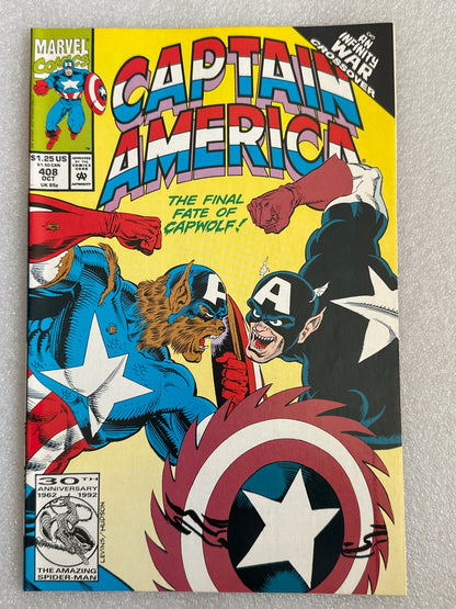 Captain America #408 Marvel 1992
