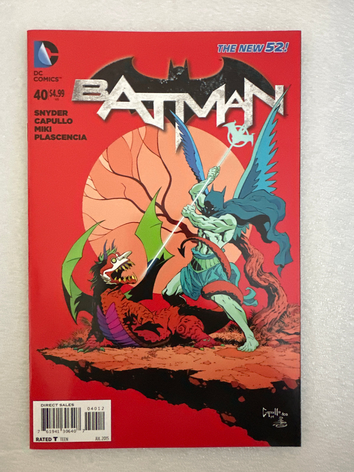 Batman #40 2nd Print Capullo DC 2014