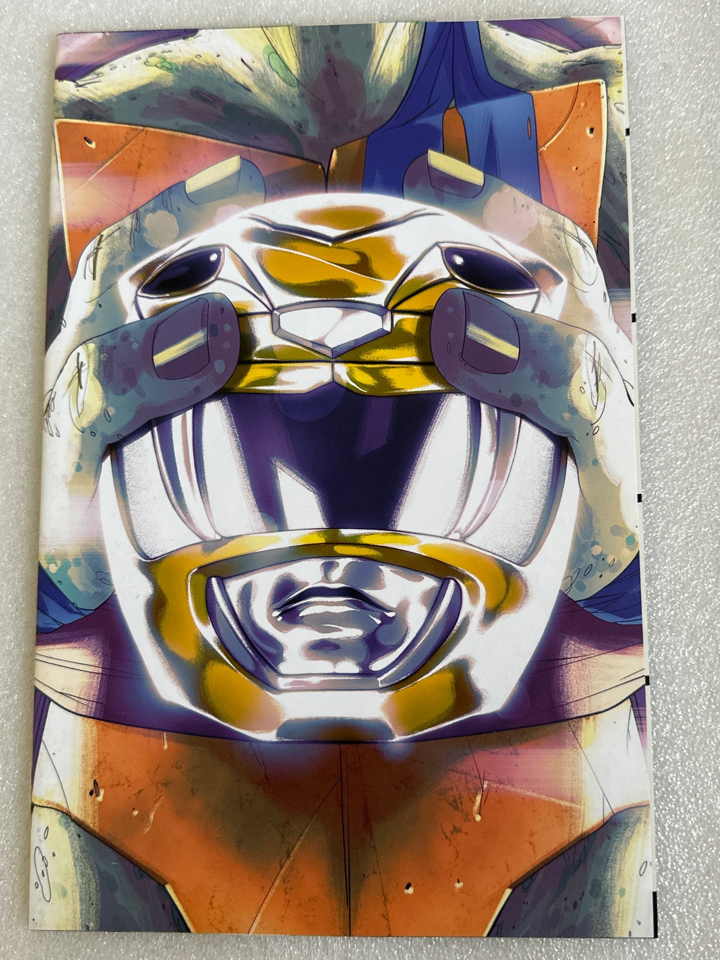 Mighty Morphin Power Rangers TMNT #2 Helmet Variant Boom! Studios 2020