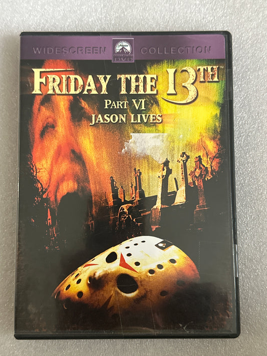 Friday The 13th Part VI Jason Lives DVD