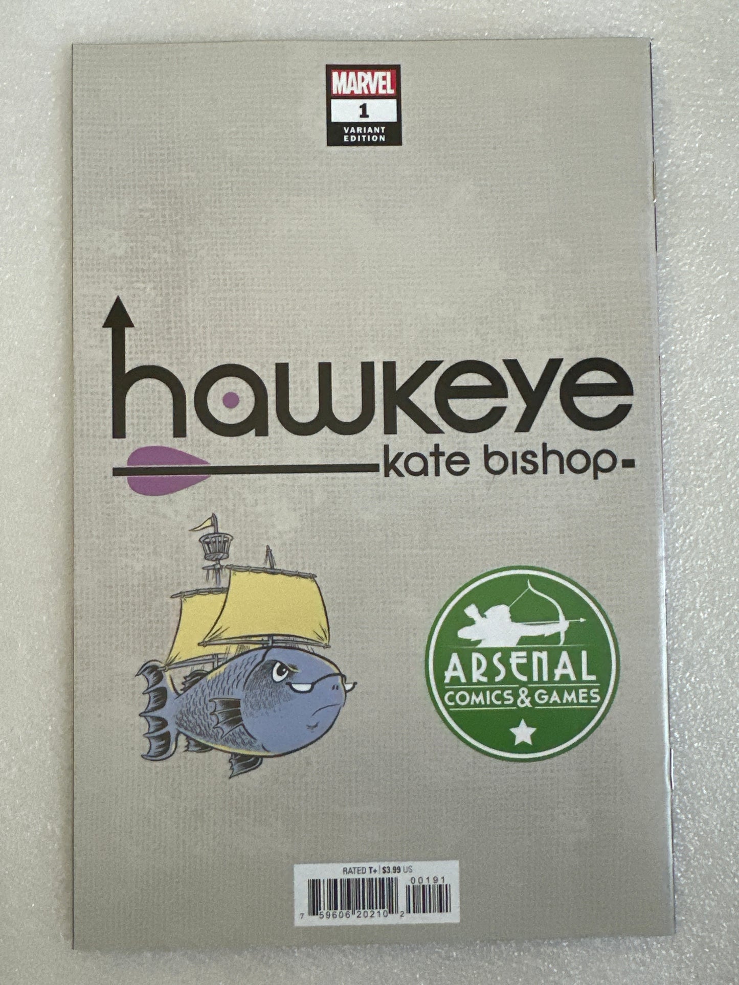 Hawkeye Kate Bishop #1 ARF ARF ARF Pizza Dog Variant Marvel 2022