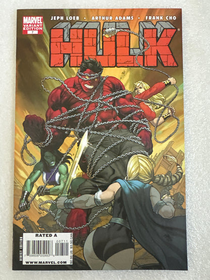 Hulk #7 Variant (Red Hulk vs Women Avengers) Marvel 2008