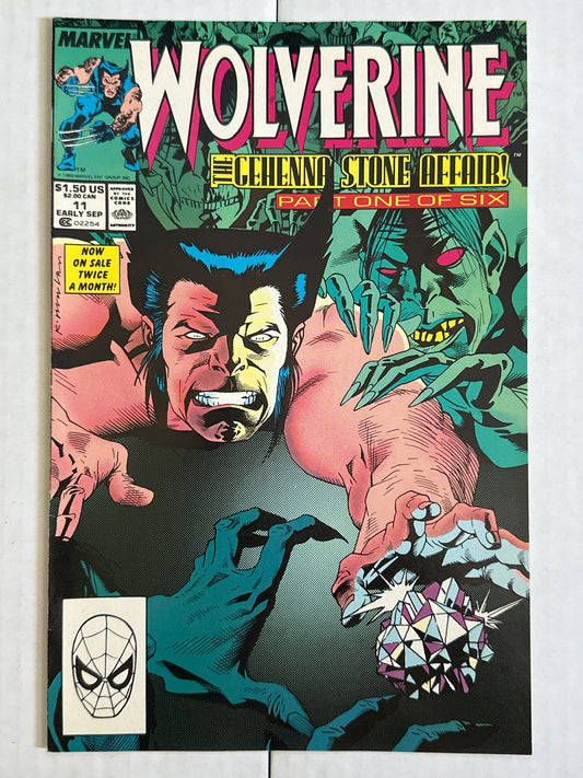 Wolverine #11 First Series Marvel 1989