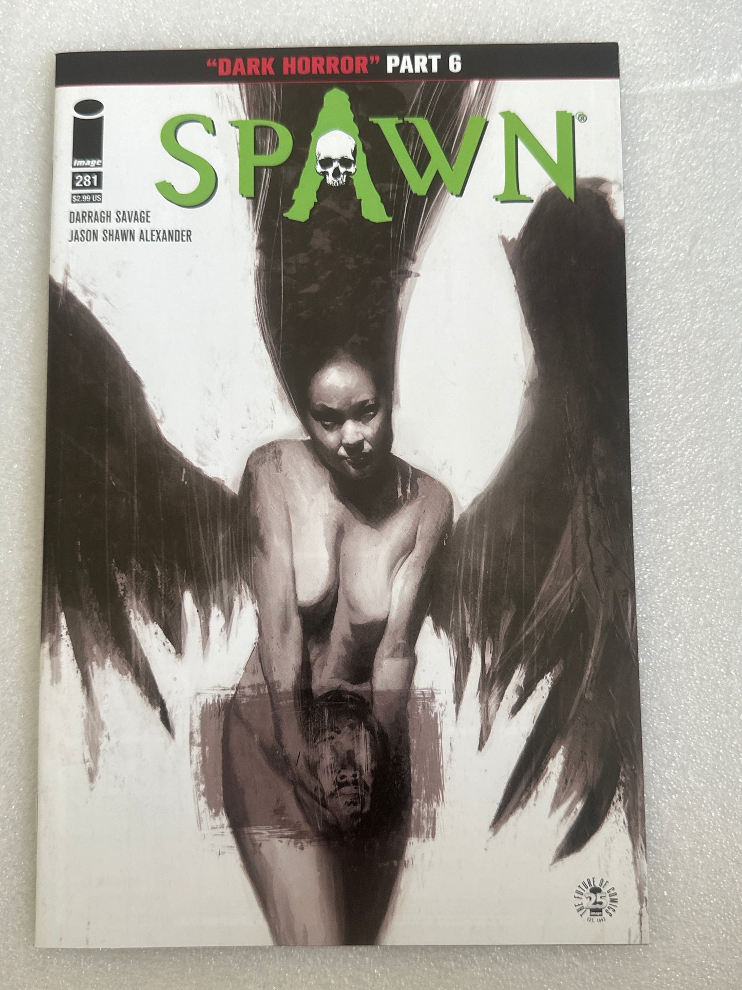 Spawn #281 Black & White Variant Image Comics 2017