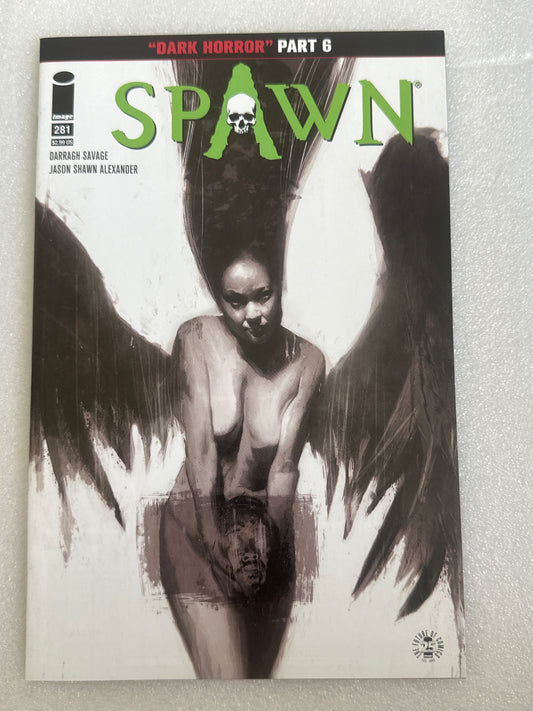 Spawn #281 Black & White Variant Image Comics 2017