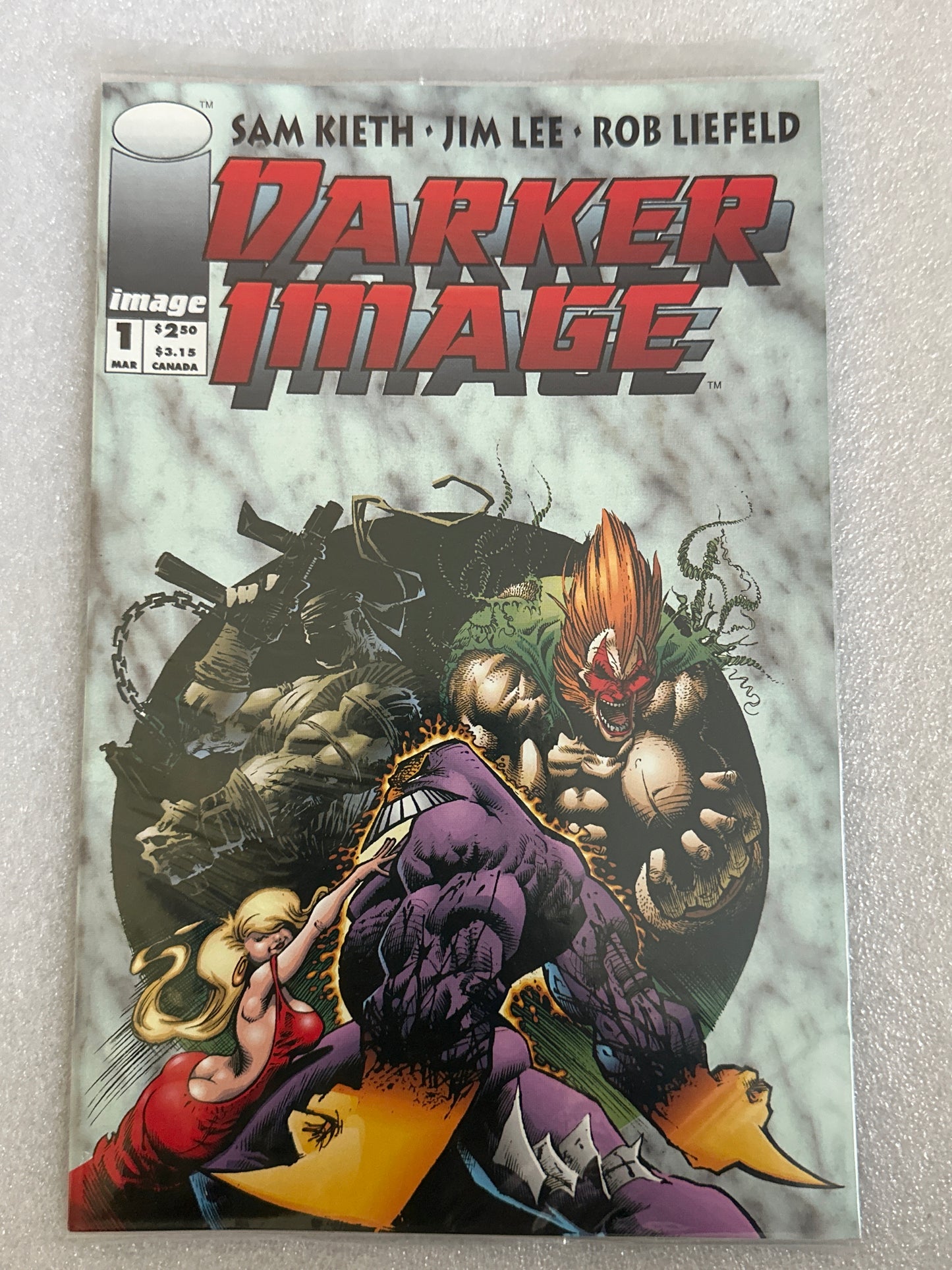 Darker Image #1 Sealed w/Bloodwulf Card Image 1993
