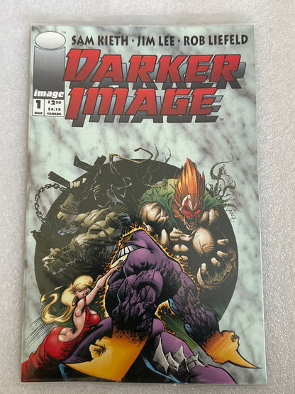 Darker Image #1 Sealed w/Bloodwulf Card Image 1993