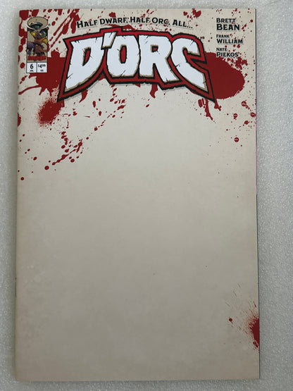 D'Orc #6 Bloody Blank Sketch Variant Image 2026