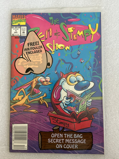 Ren & Stimpy Show #1 Newsstand Sealed Marvel 1992