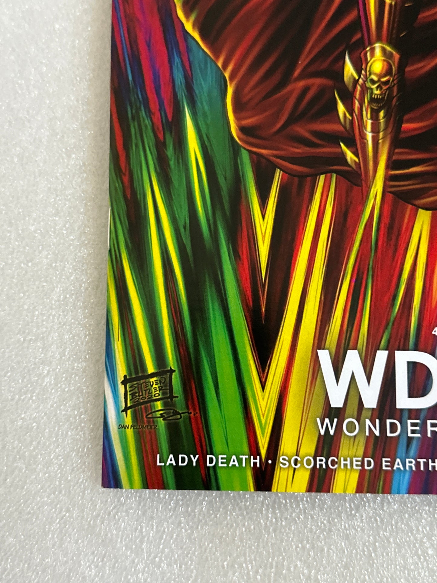 Lady Death: Scorched Earth #1 Wonder Death 666 Edition Signed by Pulido Coffin Comics 2020