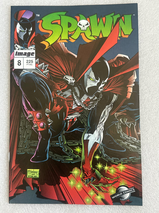 Spawn #8 Spain Variant World Comics (Image) 1994