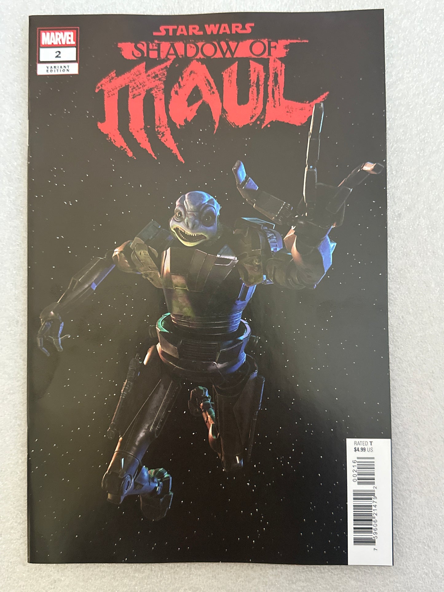 Star Wars Shadow of Maul #2 1:10 Photo Variant Marvel 2026