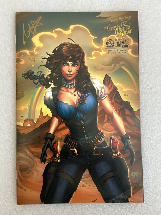 The Legend of OZ Wicked West #1C BDI 2015 signed