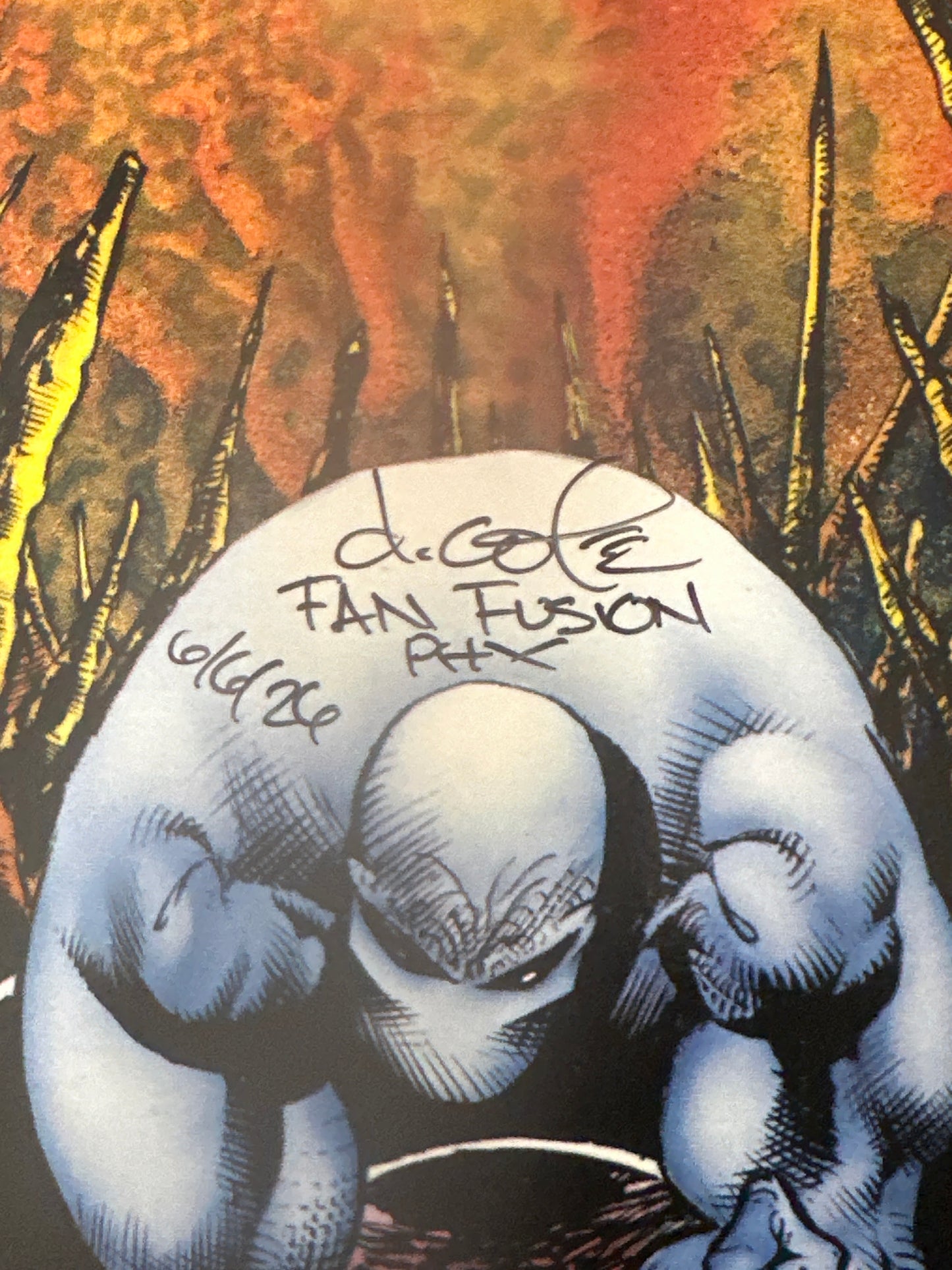 Zen Intergalactic Ninja Earth Day Annual Signed by Dan Cote Sam Keith Cover Zen Comics 1993