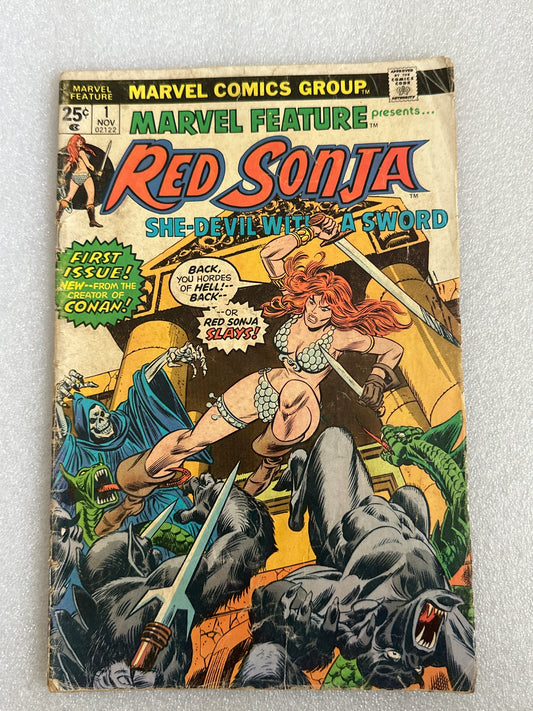 Marvel Feature presents Red Sonja #1  Marvel 1975